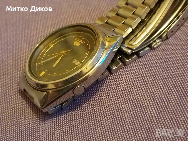 Seiko 5 automatic 7009-80YR R1 работи точно датник water resistant, снимка 4 - Мъжки - 53564687