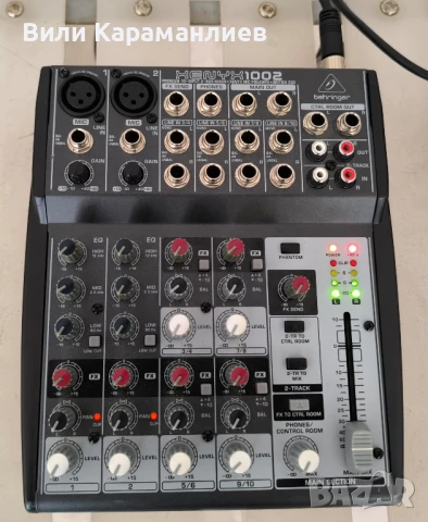 BEHRINGER XENIX 1002, смесител с ефекти., снимка 2 - Ресийвъри, усилватели, смесителни пултове - 48870431