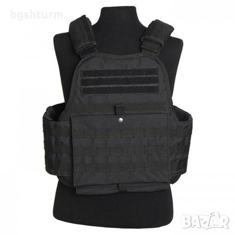 Тактическа жилетка MOLLE PLATE CARRIER BLACK