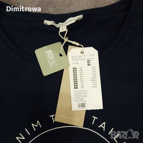 р-р M;L Tom Tailor тениска, снимка 3 - Тениски - 39610315