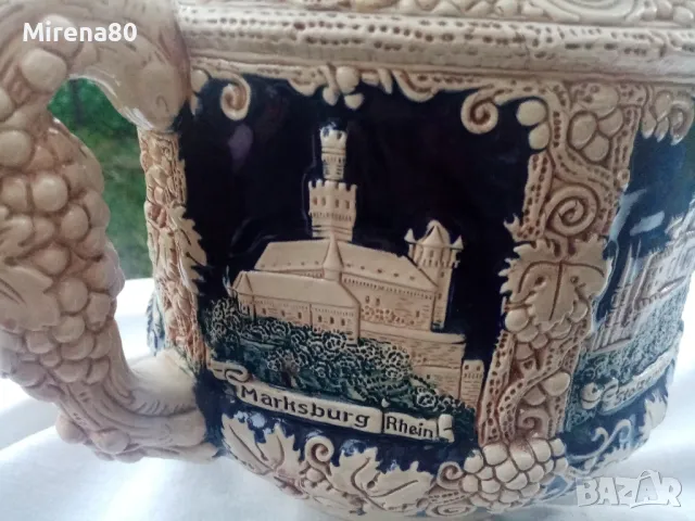 Винтидж немска керамика - сервиз за глювайн за 12 !, снимка 9 - Антикварни и старинни предмети - 47390083