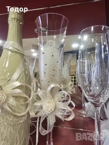 Сватбени ритуални чаши, снимка 8 - Сватбени аксесоари - 50316078