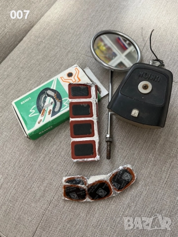 Ретро Огледало, Фар и кит за ремонт на гуми