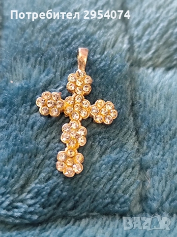 сребърен кръст 20лв, снимка 3 - Колиета, медальони, синджири - 45024895