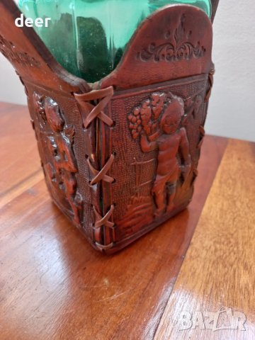  Естествена  кожена калъфка  за бутилка със шише , снимка 10 - Други - 43348567