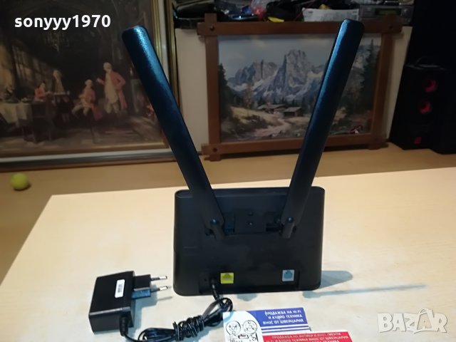 МТЕЛ А1 РУТЕР-HUAWEI 4G-A1 ROUTER за сим карта 1906212000, снимка 12 - Рутери - 33270600