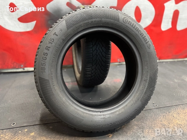 185 65 15, Зимни гуми, Continental ContiWinterContactTS850, 2 броя, снимка 5 - Гуми и джанти - 52574722