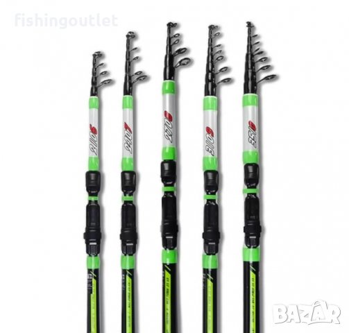 Много лек телескоп за плувка на къса сглобка 2.10 до 3.50мт, снимка 2 - Въдици - 33371592