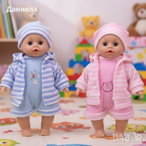 Кукла бебе с мигащи очички и зимни дрехи - Идеалният подарък за вашето дете, снимка 3 - Кукли - 52826299