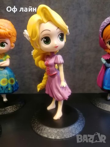 фигурки за игра/Украса за торта Фроузен - Ана и Елза, Рапунцел