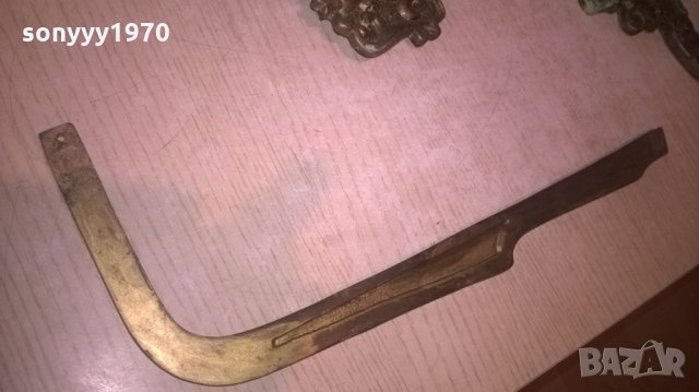 МЕД/МЕСИНГ-МАСИВЕН ОБКОВ С ЛЪВОВЕ-ВНОС ШВЕЦИЯ, снимка 15 - Колекции - 27630973