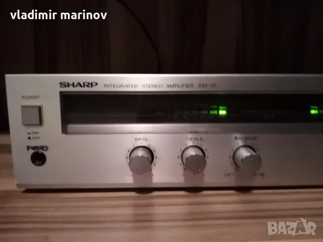 Стерео усилвател Sharp SM-31  - HI-FI - Vintage HI-FI, снимка 2 - Ресийвъри, усилватели, смесителни пултове - 47978400