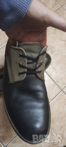 Lacoste кожени мъжки обувки номер 45, снимка 4 - Ежедневни обувки - 38672202