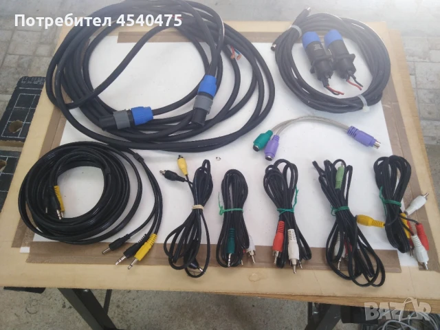 Кабели, стерео, моно, куплонги стойка за микрофон, удалжители за микрофони и други , снимка 5 - Микрофони - 51117065