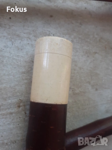 Стара османска лула чибук калюмет кехлибар морска пяна, снимка 3 - Антикварни и старинни предмети - 53276948