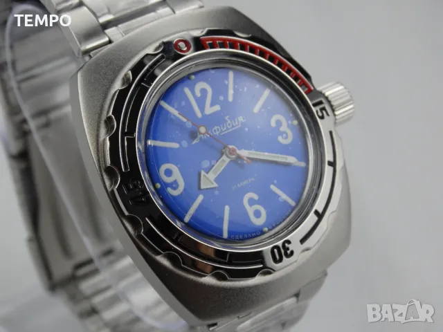 ВОСТОК АМФИБИЯ АВТОМАТИЧЕН ref: 090914, снимка 13 - Мъжки - 43232653