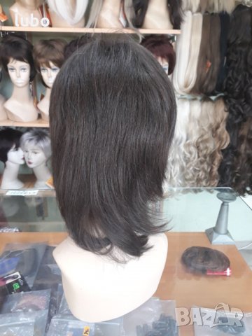 Перука от  естествена коса, снимка 2 - Аксесоари за коса - 28500840