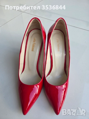 Кожени обувки Fabiani 39 номе., снимка 3 - Дамски обувки на ток - 52965142