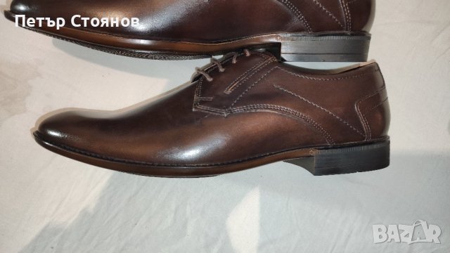 Страхотни ръчно изработени швейцарски обувки Fretz Man №44, снимка 6 - Официални обувки - 43182702