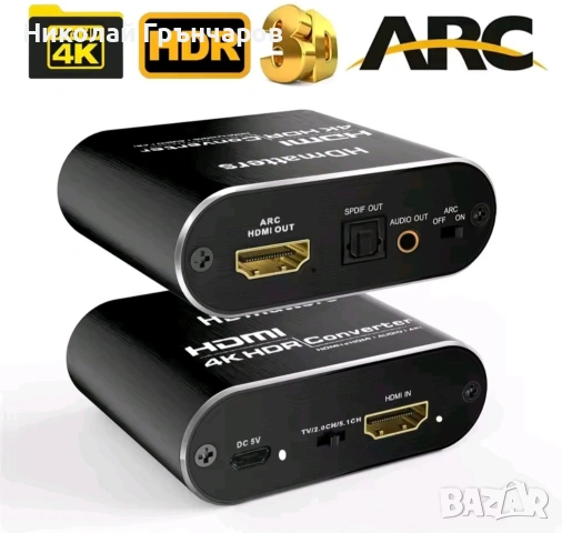 HDMI 4k, SPDIF 5.1 екстрактор/сплитер