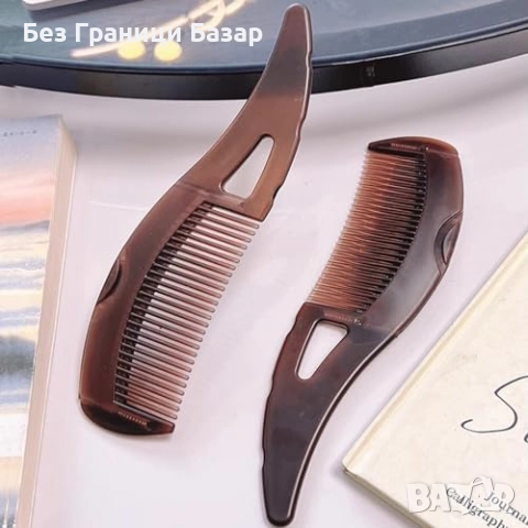 Нов Масажен гребен против пърхот за жени, мъже и деца с кухи зъбци за здрав и чист скалп, снимка 8 - Други - 52697161