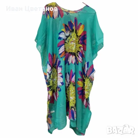 Плажна туника 90x90 – Перфектният избор за стил и комфорт през лятото, снимка 6 - Туники - 50205277