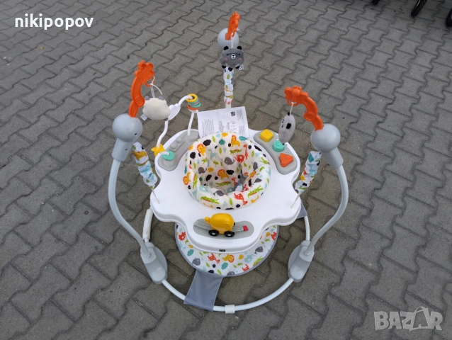 MONI Детско бънджи MAGIC FUN сив, снимка 4 - Проходилки - 53565106