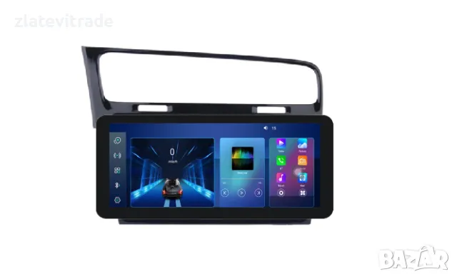VOLKSWAGEN GOLF 2013–2020 Андроид НАВИГАЦИЯ 10'' ЧЕРЕН (GLOSSY), 9396, снимка 3 - Навигация за кола - 36698543