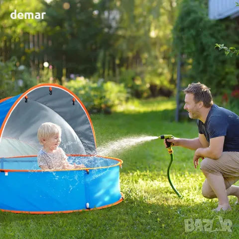 Peradix 4 в 1 бебешки басейн, плажна палатка с UV слънцезащитен навес и мрежа против комари, снимка 8 - Други - 49689545