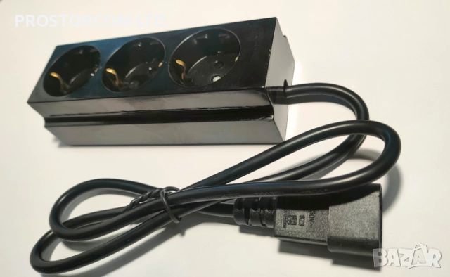 Изходен кабел за UPS с разклонител троен-1м.Цената е с вкл. ДДС, снимка 2 - Друга електроника - 52378035