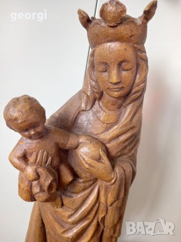 Статуя Богородица с Младенеца  2/4, снимка 2 - Статуетки - 39537825