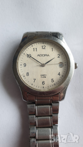 Мъжки кварцов часовник ADORA, снимка 4 - Антикварни и старинни предмети - 44923479