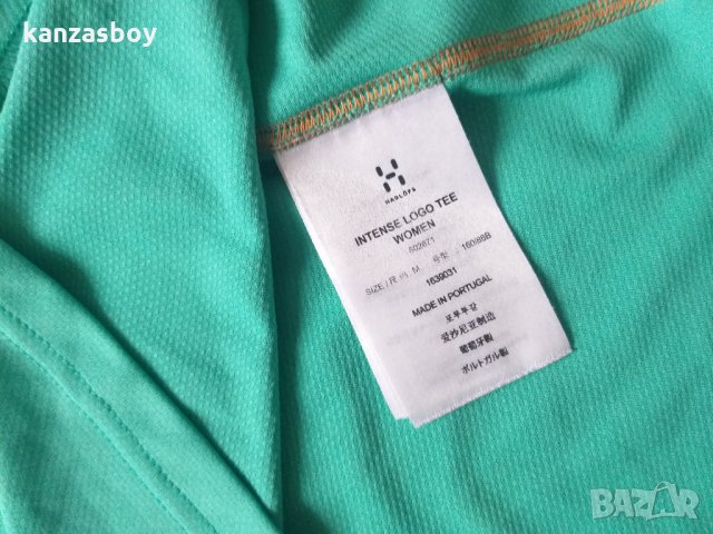  Haglofs INTENSE LOGO TEE WOMEN - страхотна дамска тениска, снимка 8 - Тениски - 32621486