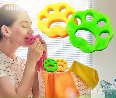 силиконова лапа лапичка за пералня сушилня за обиране на косми мъх от дрехи почистване , снимка 2 - Други - 37533221