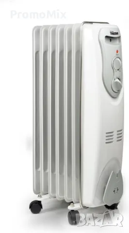 Маслен радиатор Tristar KA-5108 1500W 7 ребра електрически отоплител печка, снимка 2 - Радиатори - 48334745