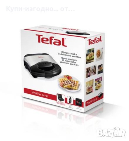 Гофретник Теfal Waffle Time 🧇 650w, снимка 3 - Гофретници - 40658058