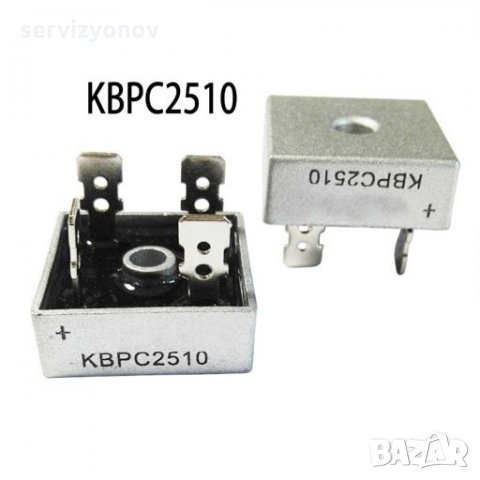 KBPC2510 25A 1000V Phases Diode Bridge Rectifier, снимка 1 - Друга електроника - 28170703