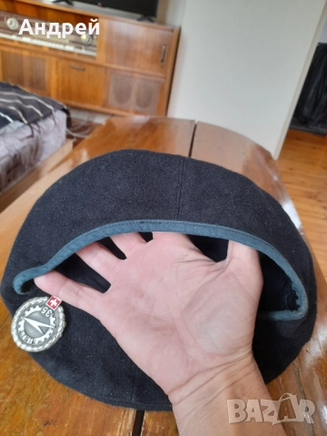 Стара военна барета,шапка #13, снимка 6 - Антикварни и старинни предмети - 52954801