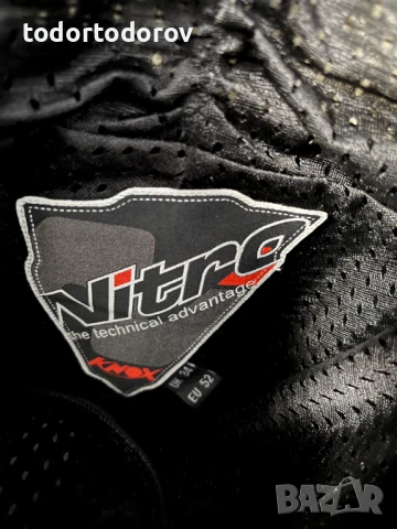 Кожен мото панталон NITRO,размер 52 М-L,протектори,като нов, снимка 3 - Аксесоари и консумативи - 51139343