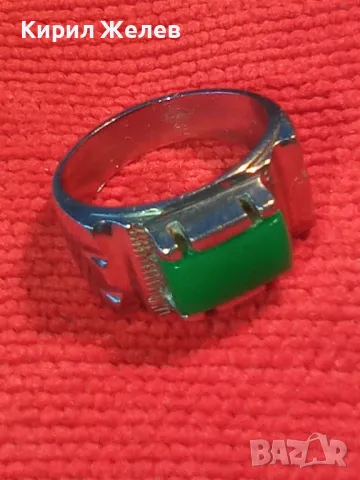 АРИСТОКРАТИЧЕН РЕТРО ПРЪСТЕН от БЛАГОРОДНА НЕРЪЖДАЕМА СТОМАНА МАЙСТОРСКА ИЗРАБОТКА с КАТАЛИН 44384, снимка 11 - Антикварни и старинни предмети - 47163521