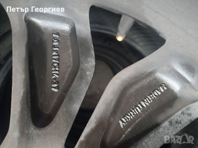  1бр Оригинална Алуминиева Джанта за Рено 4х100х60-17 цола, снимка 4 - Гуми и джанти - 43954043