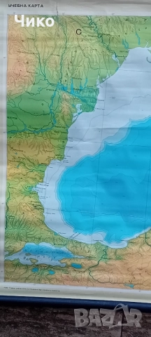 Стари геогравски карти в мащаб, снимка 17 - Антикварни и старинни предмети - 52076403