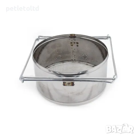 Цедка за пчелен мед ЕДИНИЧНА INOX Ф 200 мм , снимка 3 - За пчели - 33766361