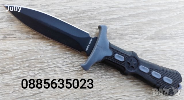Нож за носене на врата United / Dark Edge, снимка 3 - Ножове - 30650034