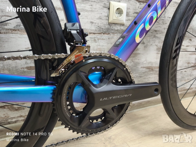 Карбонов шосеен велосипед Colnago V4RS Disc Ultegra Di2 12 Miche| 45.5, снимка 3 - Велосипеди - 51498544