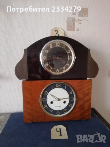 Стари каминни настолни часовници от различни години и часовникари., снимка 7 - Антикварни и старинни предмети - 52017186