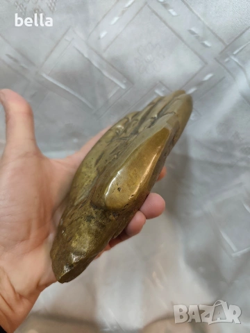 Автентична бронзова пластика „Ръка"- изключително масивна , снимка 4 - Антикварни и старинни предмети - 53474601