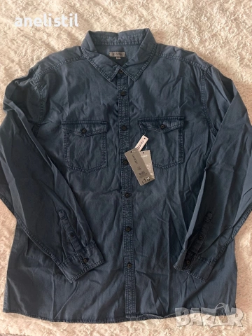 ✨ Нова мъжка риза George 3XL ✨, снимка 2 - Ризи - 53480997