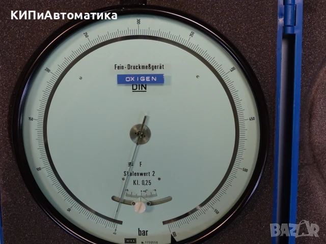 образцов манометър WIKA 341.11.250 (0-600)Bar precision test pressure gauge, снимка 2 - Резервни части за машини - 50505348