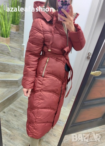 Дълго зимно яке, снимка 4 - Якета - 52705189